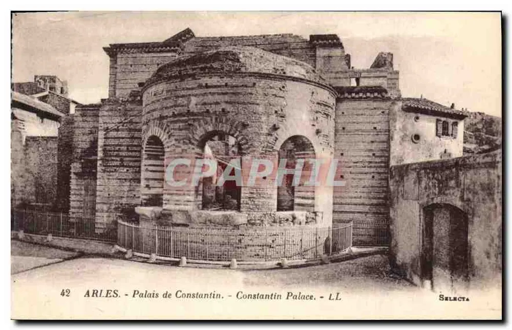Arles - Palácio de Constantino - Constantin Palace - LL - Selecta - Frente
