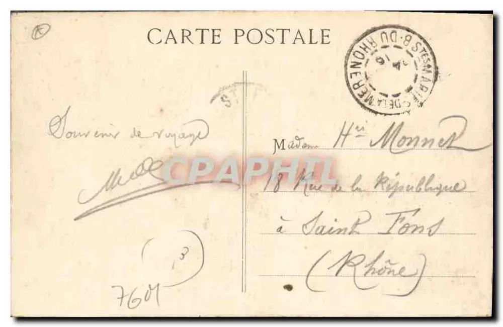Les Saintes-Maries-de-la-Mer — Ankunft der Saintes-Maries in der Provence — Edit Pioch, tabars Déposé - Rückseite