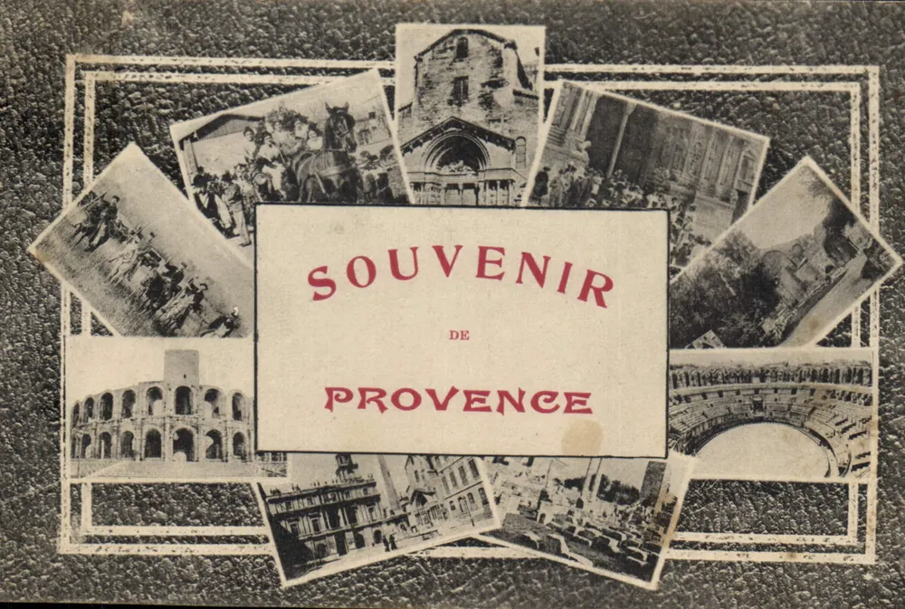 Souvenir da Provença — collage de fotos — editor não visível - Frente