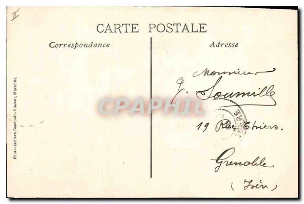 La Farandole — Em Provéncia — Cliché Augustin - Verso
