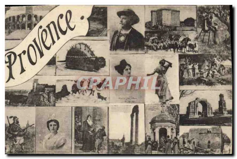 Provence — collage de cenas locais — editor não identificado - Frente