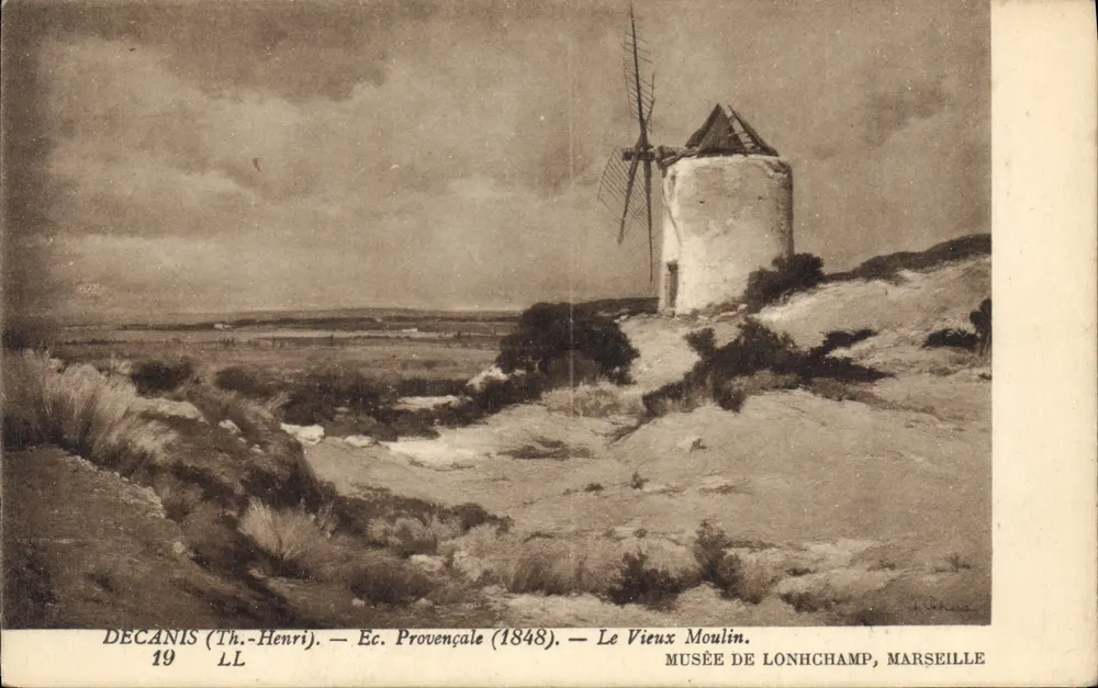 O Velho Moinho — Provence — Musée de Lonchamp, Marseille - Frente