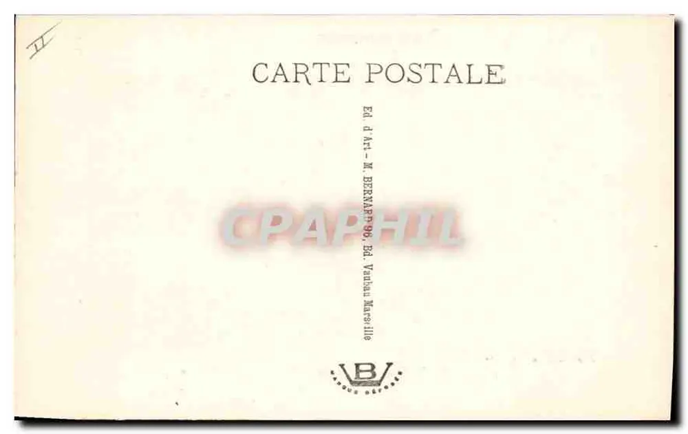 La Farandole — Gemälde von Valère Bernard — Art M. Bernard Edition, Marseille - Rückseite