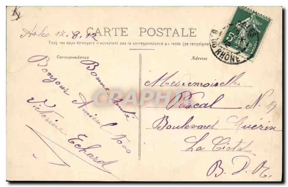 La Farandole — Provence — Coll. L. A. n°29 - Verso