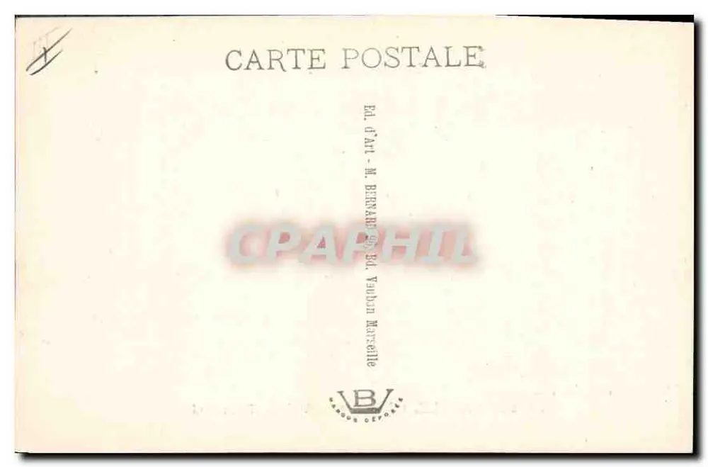 Die Farandole — Gemälde von Valère Bernard — Éd. d'Art M. Bernard, 1900, Marseille - Rückseite