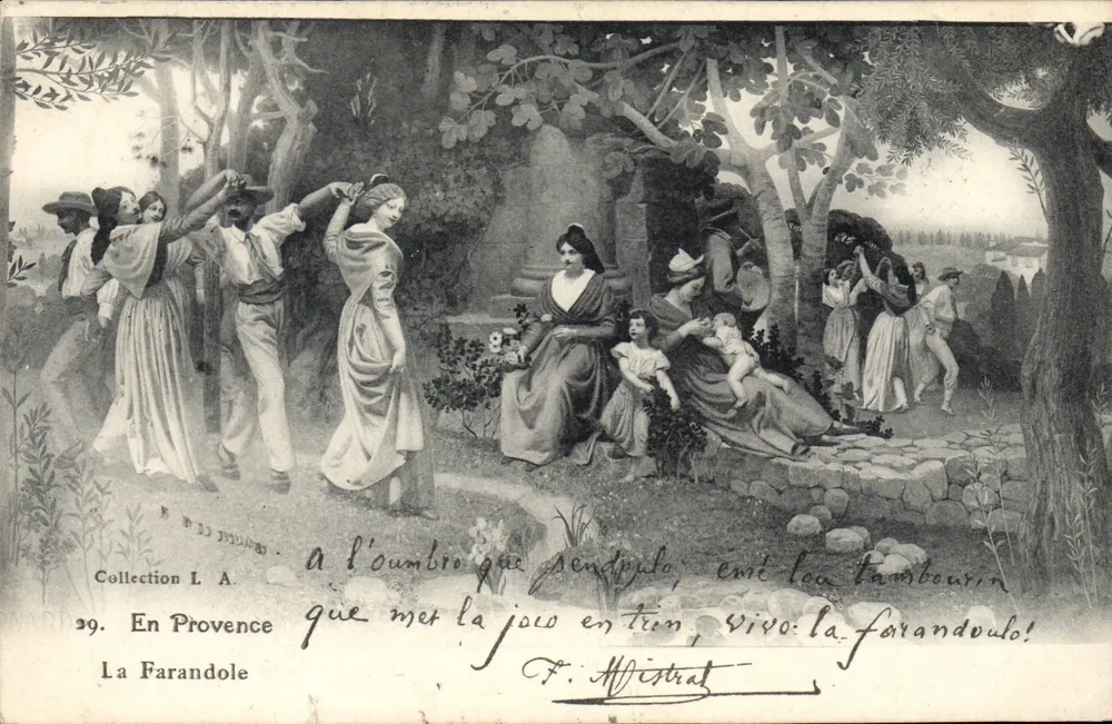 La Farandole — Em Provença — F. Mistral - Frente