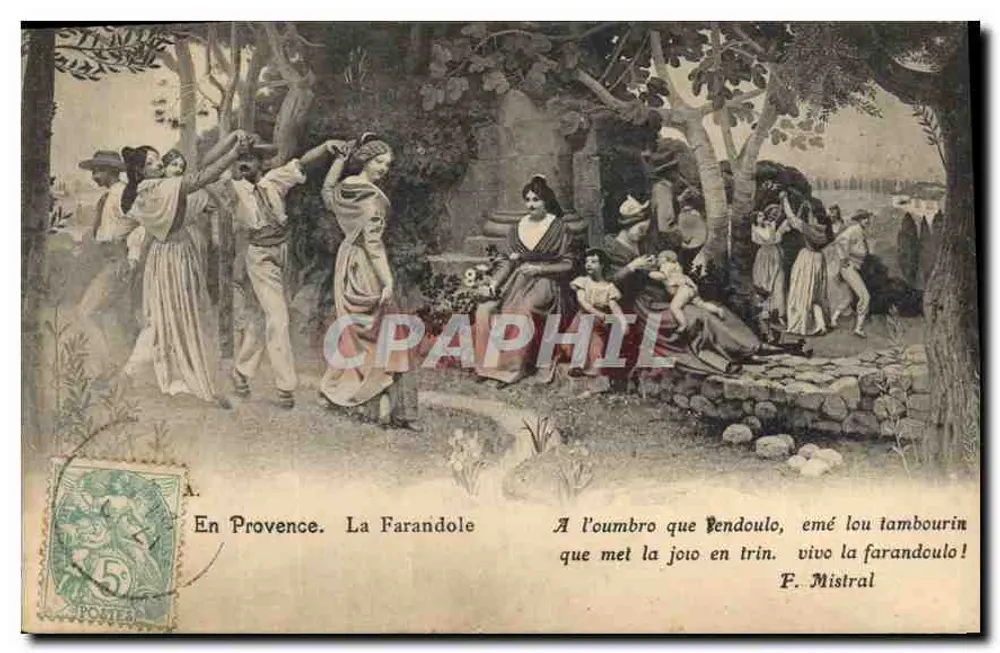 Na Provência. A Farandole — F. Mistral - Frente