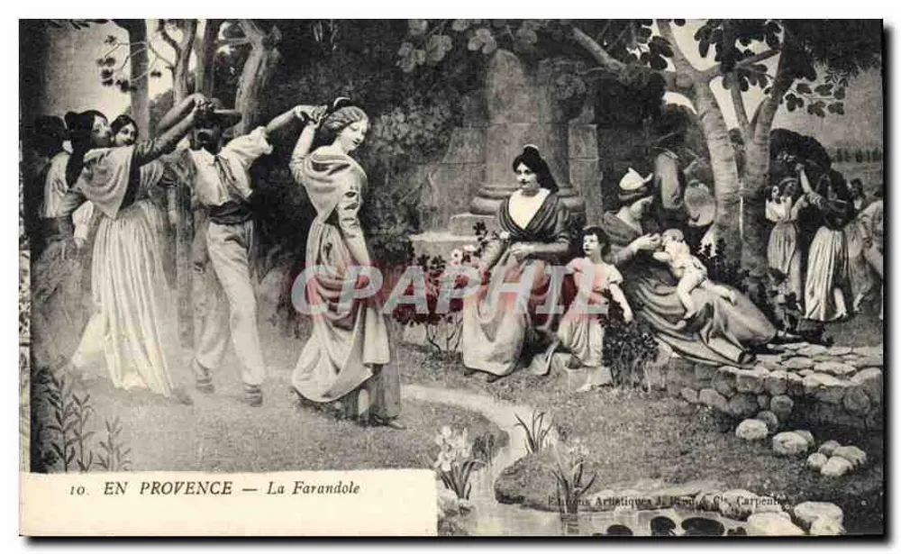 Em Provéncia — A Farandole — Edições Artísticas J. Pardo & Cie, Carpentras - Frente