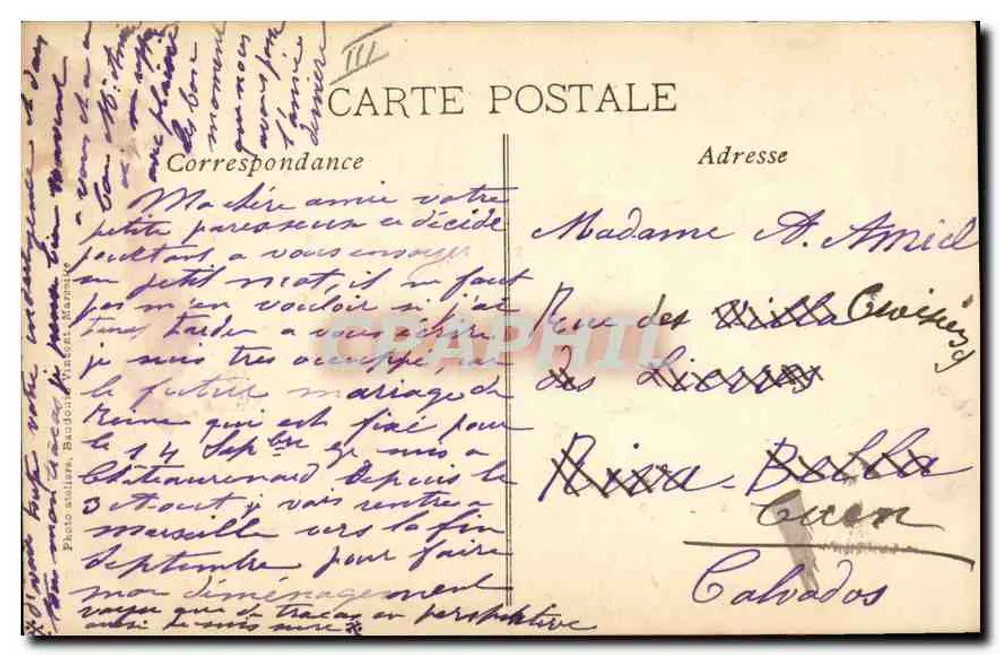La Farandole — Em Provença — Coleção L.A. / F. Mistral - Verso