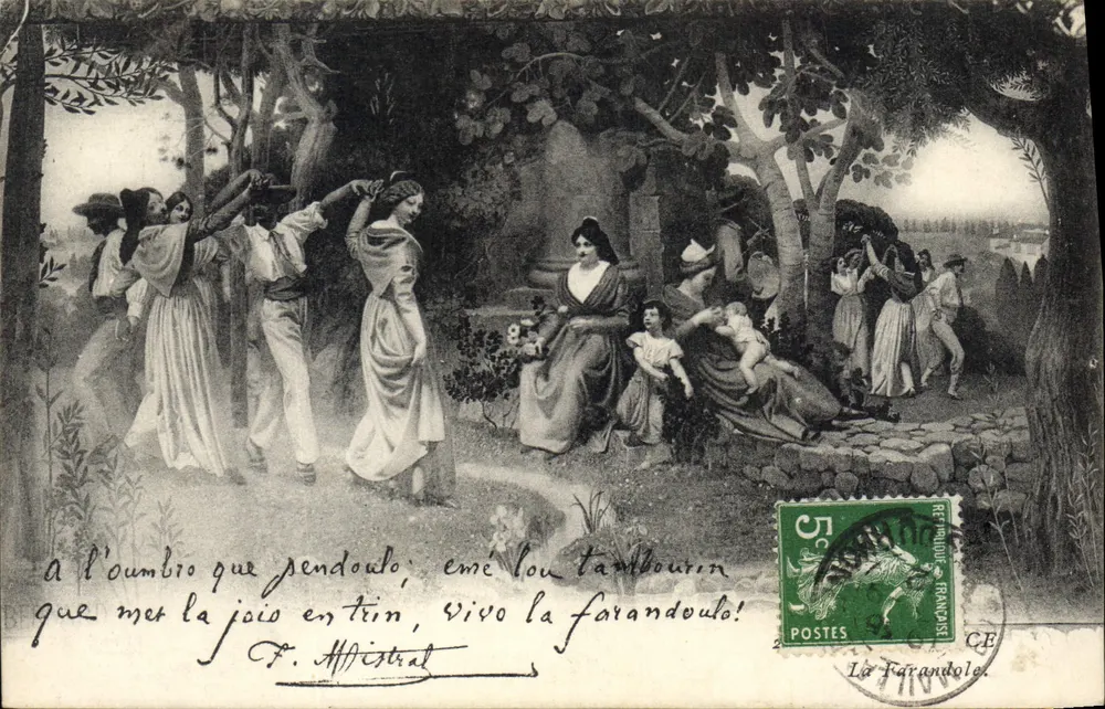 La Farandole — Dança provençal — Editor: La Farandole - Frente