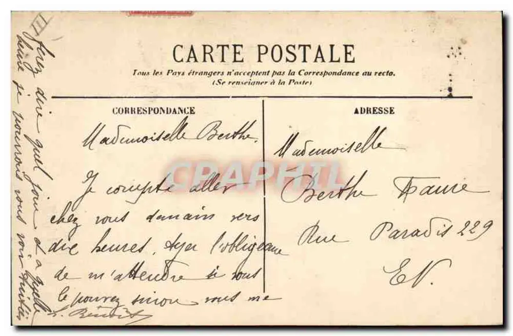A Furandole de Valère-Bernard — cena de dança na floresta — E.L. n°310 - Verso