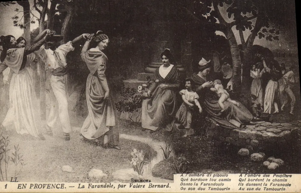 In der Provence — La Farandole, von Valère Bernard — Verlag Selecta, Nr. 1 - Vorderseite