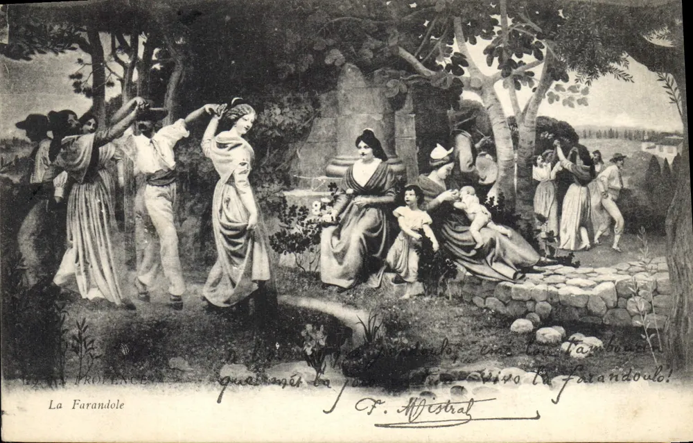 A Farandole — Dança provençal — F. Mistral - Frente