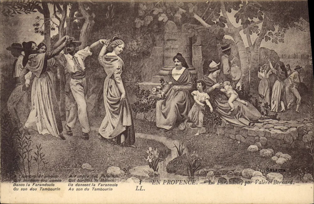 La Farandole — In der Provence — von Valère Bernard - Vorderseite