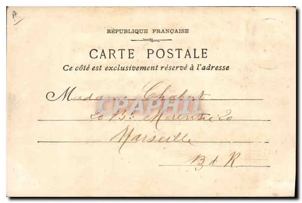 La Farandole — Em Provença — Photo-ateliers Baudouin, Marselha, n° 128 - Verso
