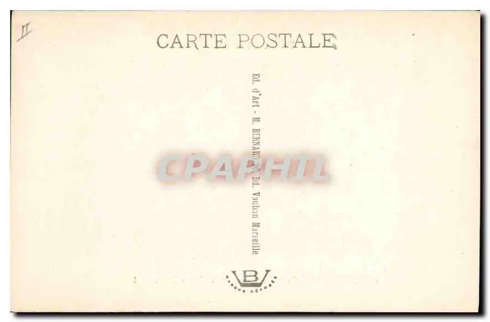 La Farandole — In der Provence — Verlag d'Art M. Bernard, Nr. II - Rückseite