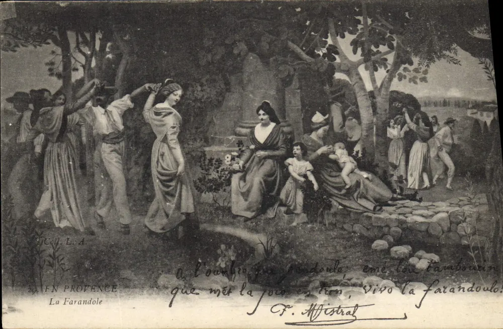 A Farandola — Provença — editor L.A. Coll. n°29 - Frente