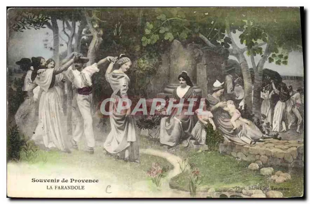 A Farandole — Lembrete da Provença — Fot. Blancin, Tarascon - Frente