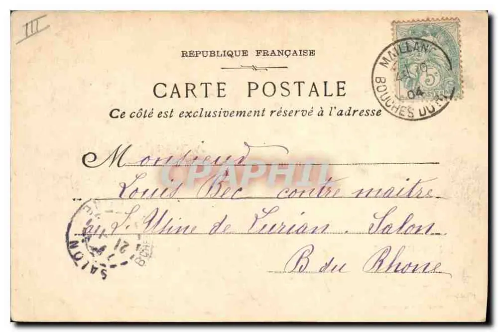 La Farandole — Em Provéncia — Photo-ateliers Baudouin, Marselha, n° 138 - Verso
