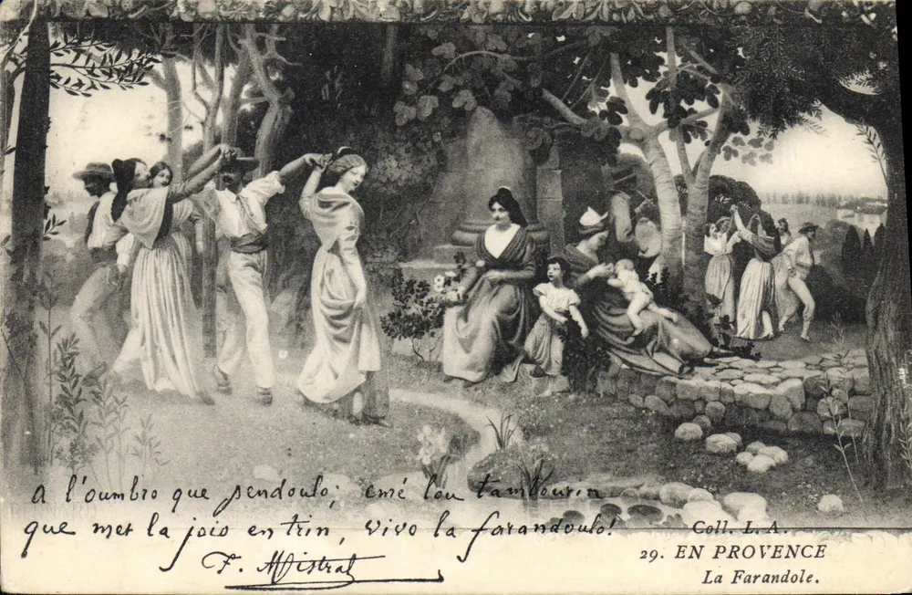 La Farandole — Dança provençal — F. Mistral, Coleção L.A., n°29 - Frente
