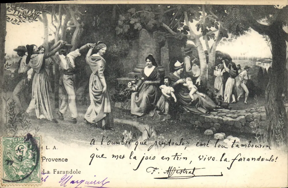 La Farandole — Provence — L.A. (editor) n°3182 - Frente