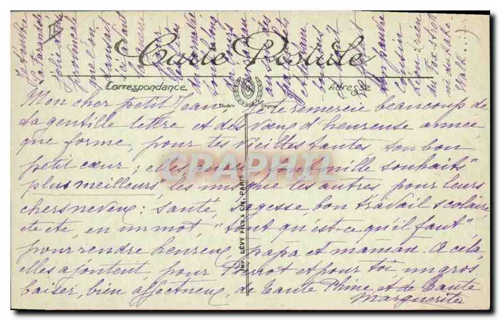 In der Provence — Die Farandole, von Valère Bernard - Rückseite