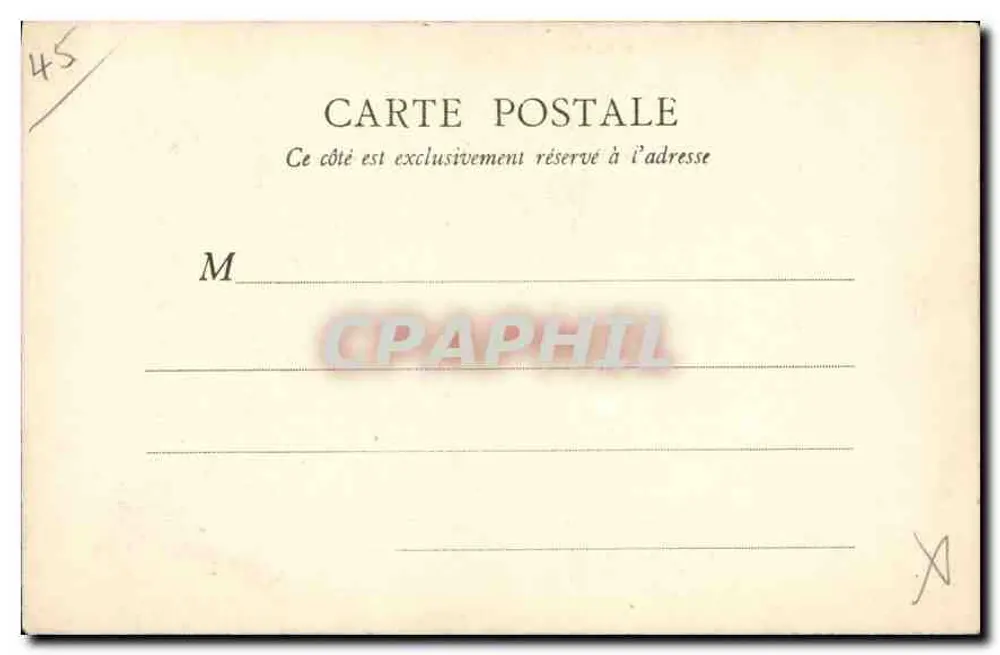 Beaugency — Velha Torre chamada de César — B.F. Paris - Verso