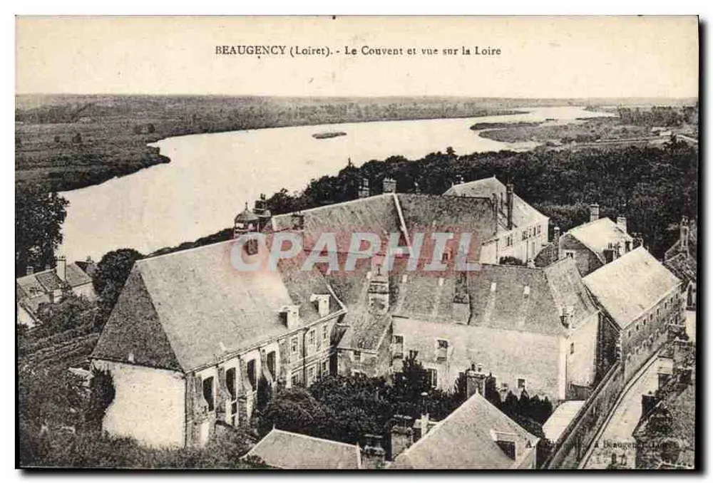 Beaugency (Loiret) - Das Kloster und Blick auf die Loire - Vorderseite