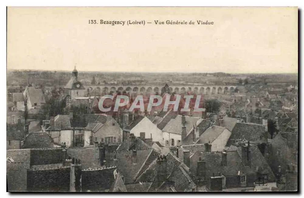 Beaugency (Loiret) — Vista General del Viaducto — n° 135 - Anverso