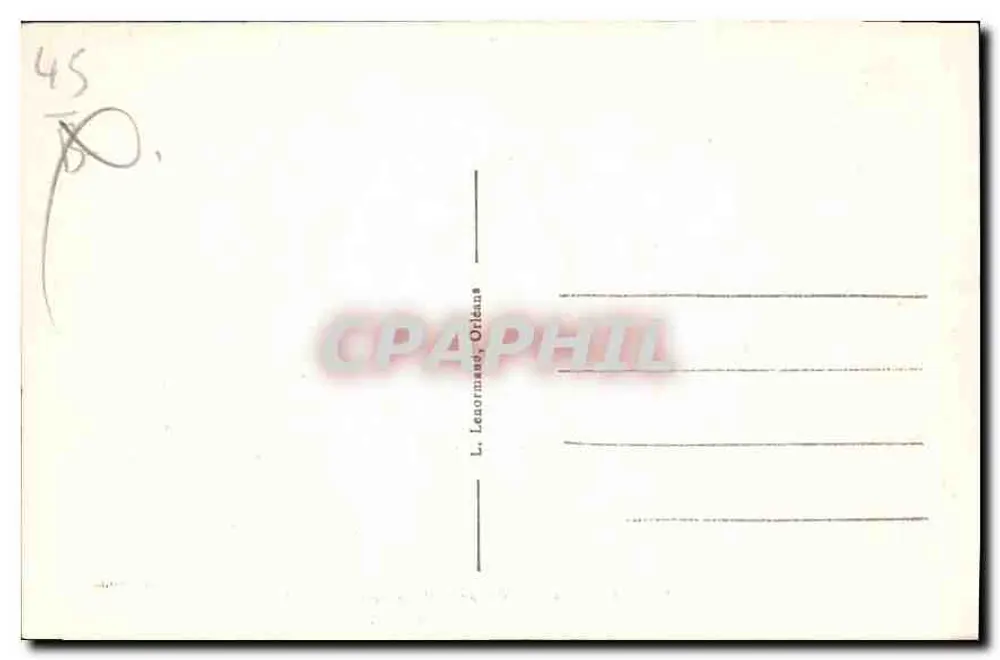 Gien (Loiret) — Vista geral (amont) — Coleção Trippé - Verso