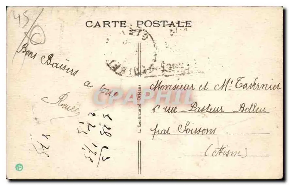 Glen (Loiret) — As margens do rio Loire — A Praia - Verso