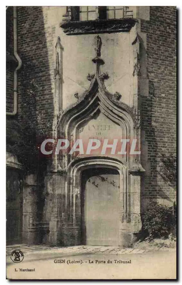 Gien (Loiret) - Ansicht der Gerichtspforte — L. Marchand - Vorderseite