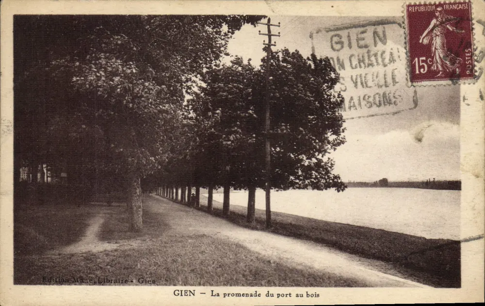 Gien — Promenade vom Hafen zum Wald — Edition Ma&e; Libraire - Gien - Vorderseite