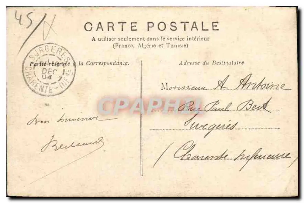 GIEN (Loiret) — Vista geral — Coleção L. Marchand, em Sully-sur-Loire - Verso