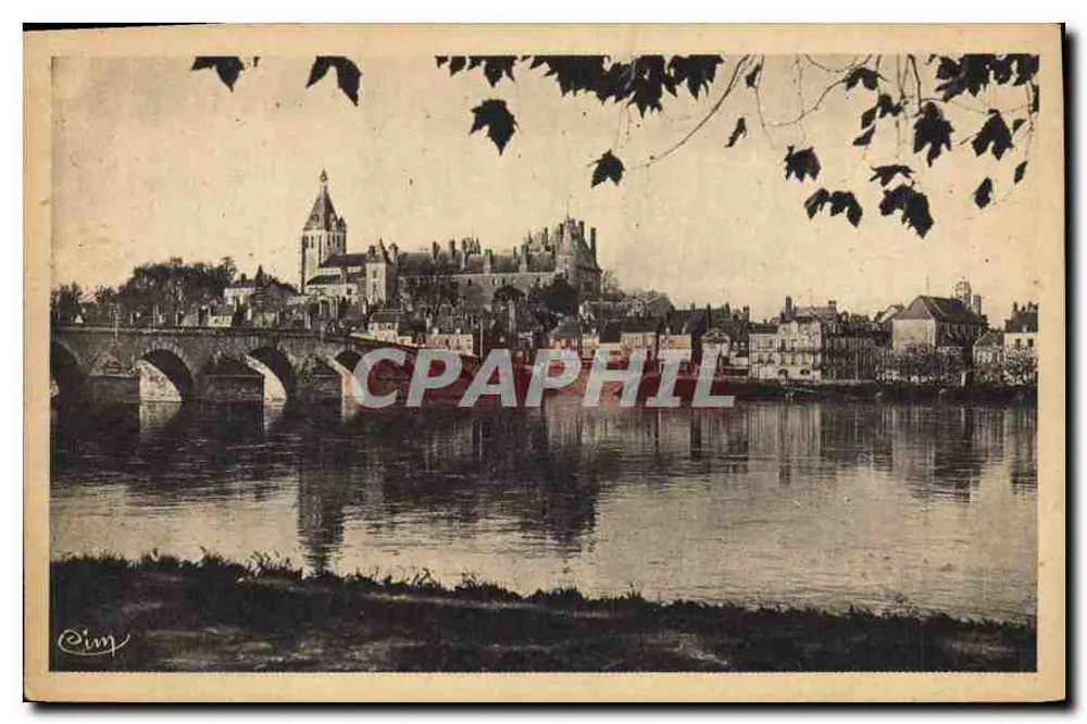 Gien (Loiret) — Vista geral — Héliogravure Comité Magon - Frente