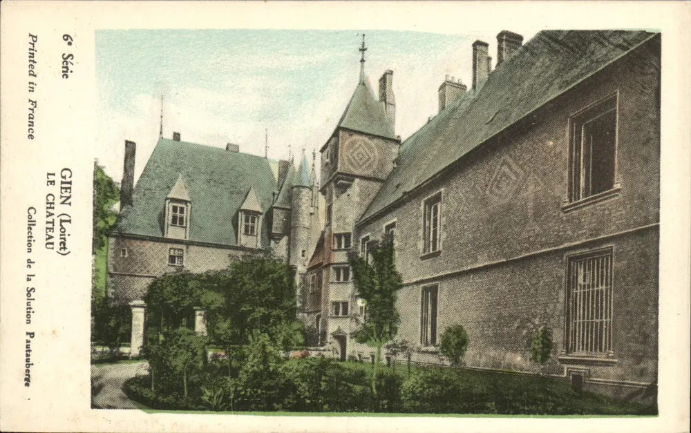 Gien (Loiret) — O Castelo — Coleção da Solution Pantanberge - Frente
