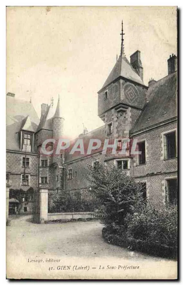 Gien (Loiret) — A Subprefeitura — Lesagé, editor, n°41 - Frente