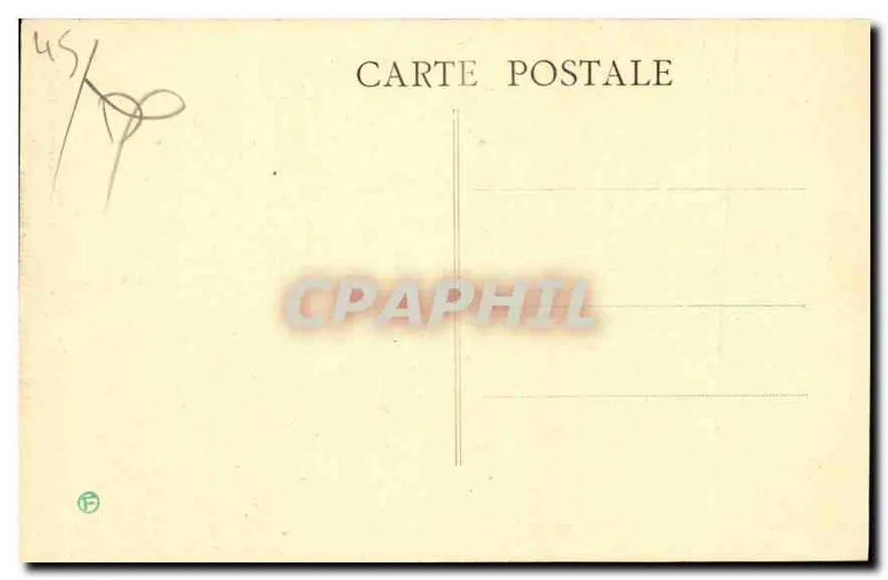 GIEN (Loiret) — Velhas Casas — Coleção 'Galeries de France' - Verso