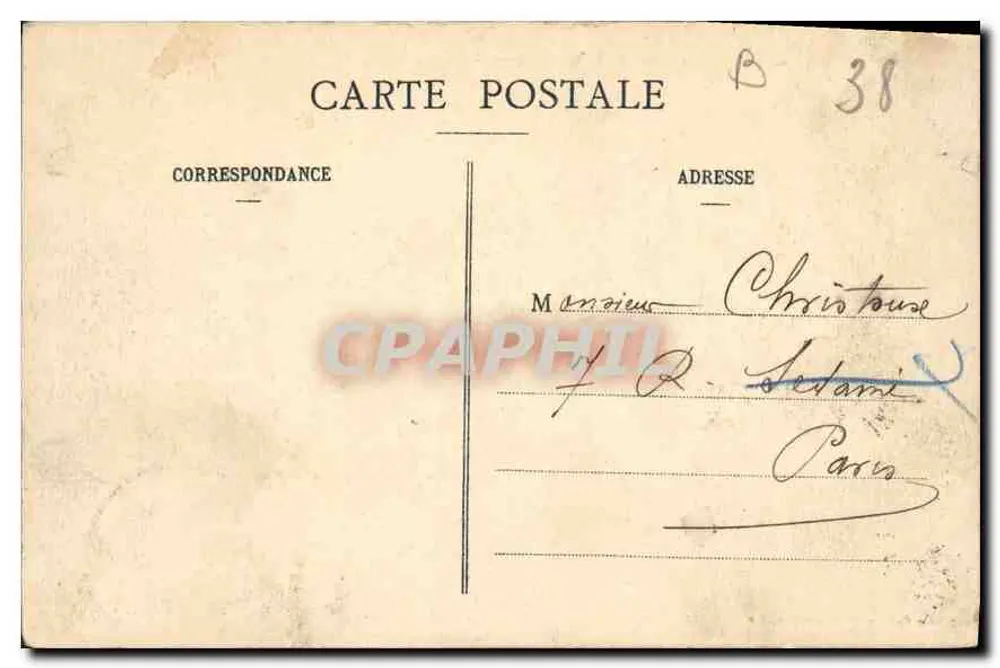 Grenoble - Der Isère und die Alpenkette — Edition Galeries Modernes, Grenoble - Rückseite