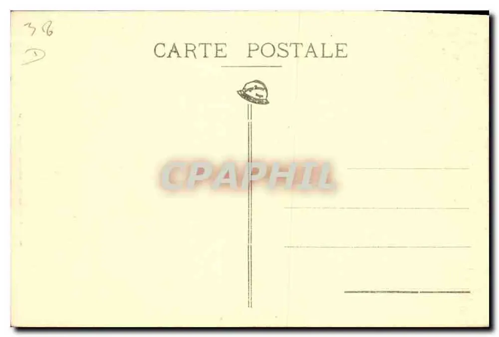 Grenoble 1925 — Internationale Ausstellung — Kohle und Tourismus — Forstbereich — Ein Ruheplatz — Offizielle Ausgabe Pacalet, Photo Lyon - Rückseite
