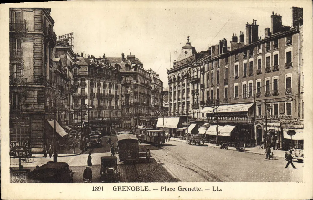 Grenoble — Plac Grenette — L.L. - Awers