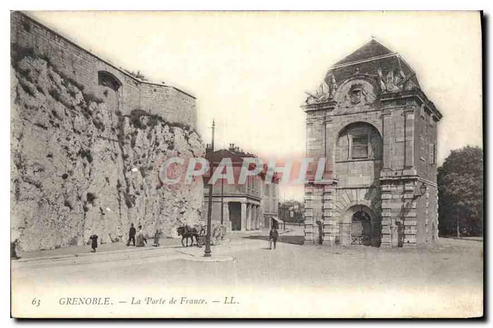 Grenoble — La Porte de France — LL. - Vorderseite