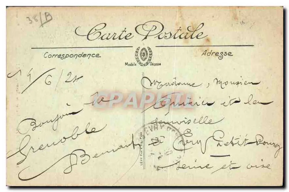 Grenoble — Statua Bayarda — LL. — SELMOTA - Rewers