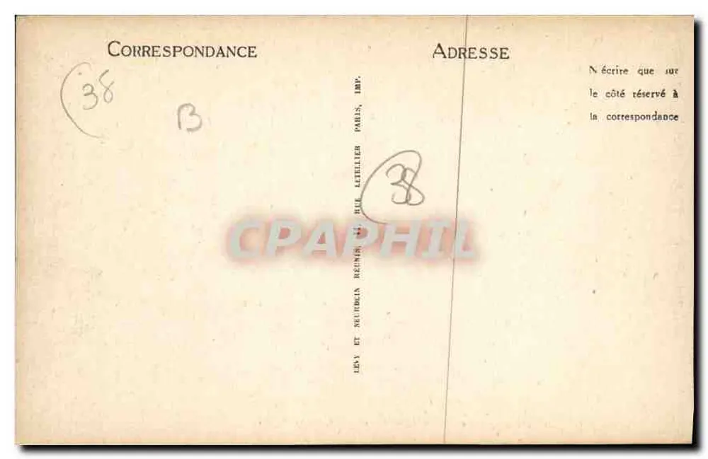 Grenoble — O Monte Saint-Eynard e os Quais — LL - Verso