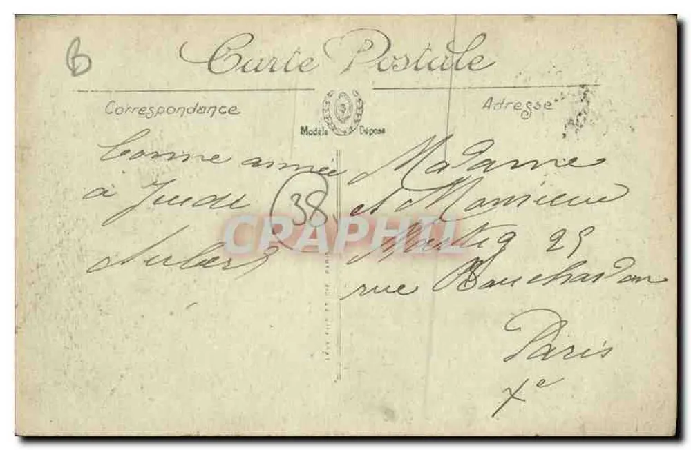 Grenoble — O Casco de Néron — LL. — Selecta - Verso