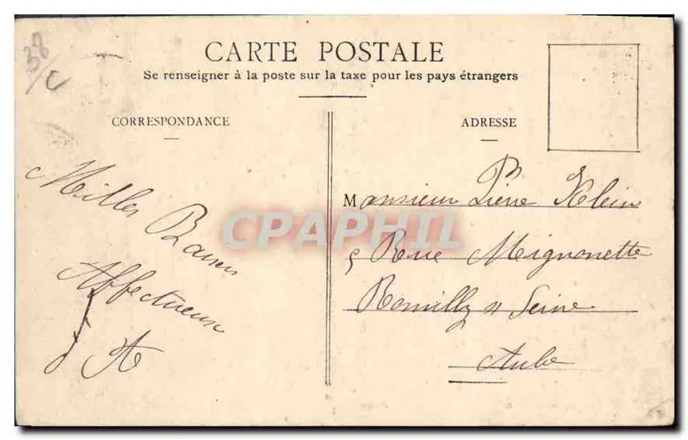 Kiosk und Wald des Stadtparks — Renoblet, Paris — Verlag Laubouf - Rückseite