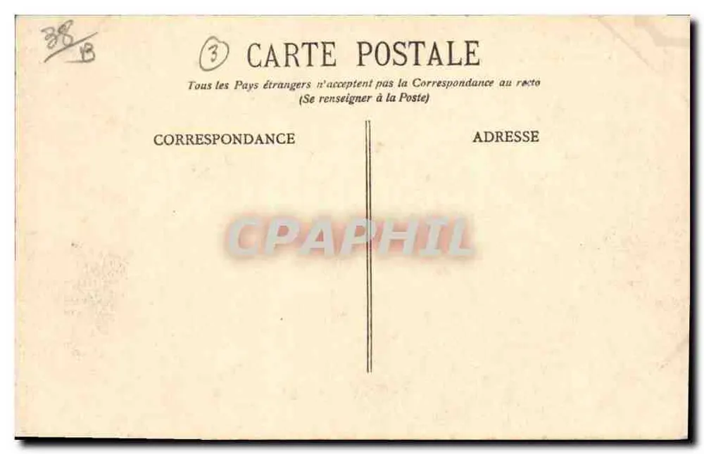 Grenoble - Der Garten der Dauphins — Blick auf den Moucherotte — Fot. Michel - E.R. — n° 1633 - Rückseite