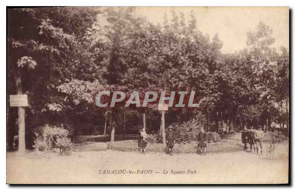 LAMALOU-les-BAINS — Square Foch - Vorderseite