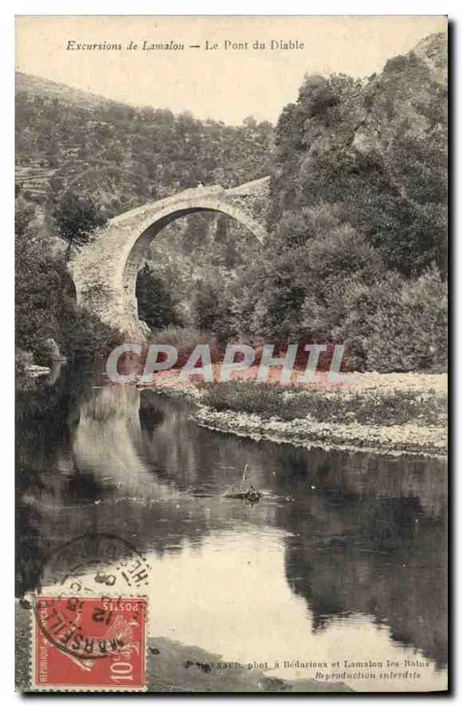 O Ponte do Diabo — Lamalou — fot. Réduaieux e Lamalou les Mains - Frente