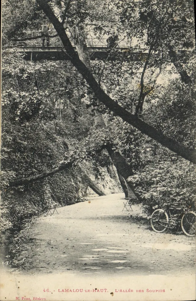Lamalou-le-Haut — L'allée des Soupies — M. Pons, Béziers, n°46 - Vorderseite
